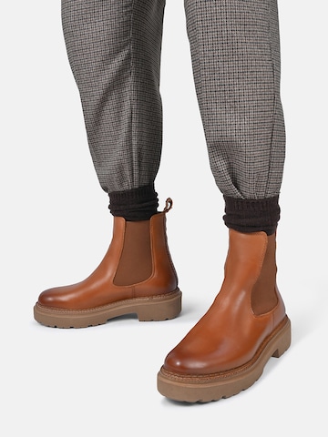 Crickit Chelsea Boot ' URBINO ' in Braun: Vorderseite