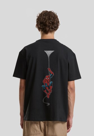 T-Shirt 'Marvel Fiendly Neighborhood Spiderman' Merchcode en noir : derrière