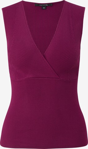 COMMA Knitted Top in Pink: front