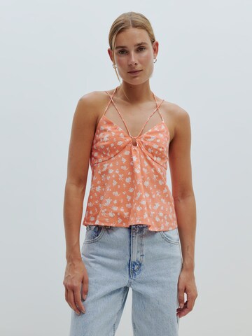 EDITED Top 'Allie' in Oranje: voorkant