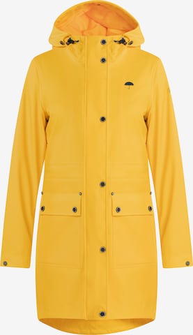 Schmuddelwedda Funkční kabát – žlutá: přední strana