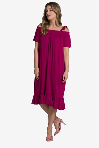 Robe Ulla Popken en rose : devant