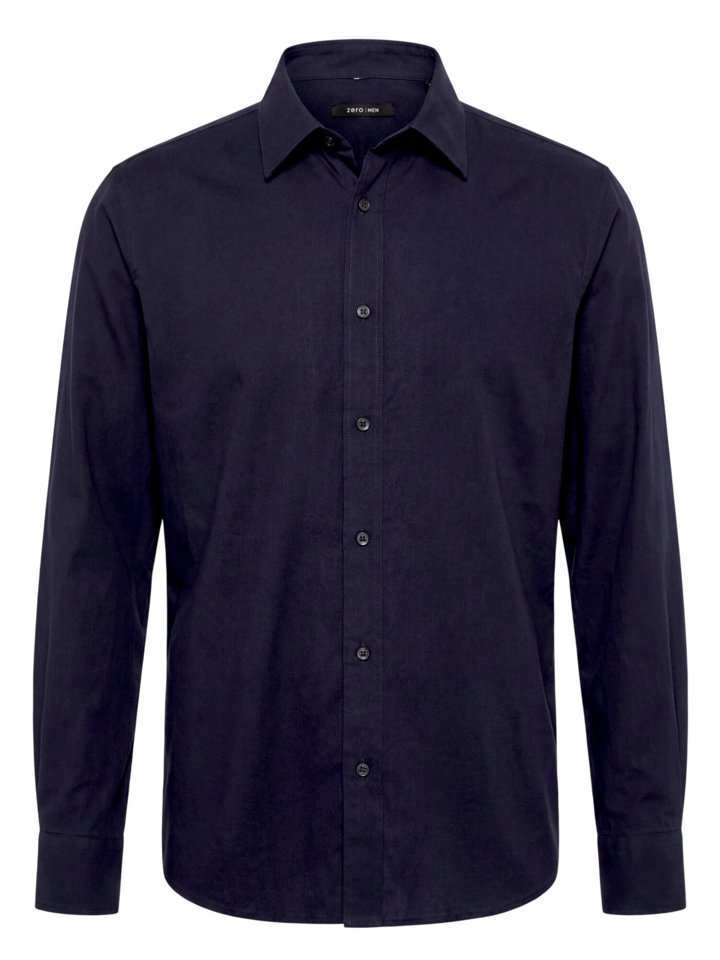 zero Regular fit Button Up Shirt in Blue: front