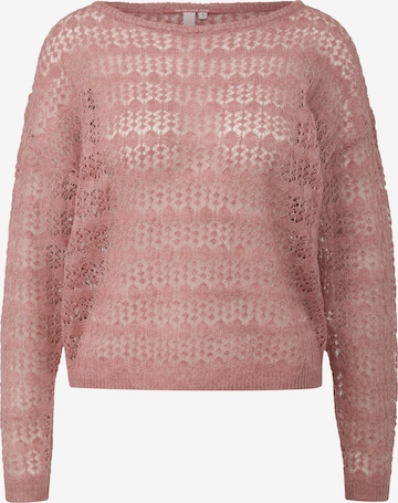 Pull-over QS en rose : devant