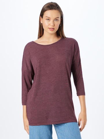 T-shirt 'Carla' VERO MODA en violet : devant