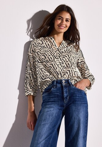 STREET ONE Bluse in Beige: Vorderseite