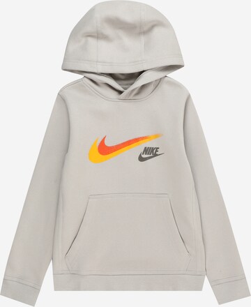 Sweat Nike Sportswear en gris : devant