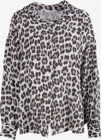 Chemisier 'Queen' Seasons of April en marron : devant