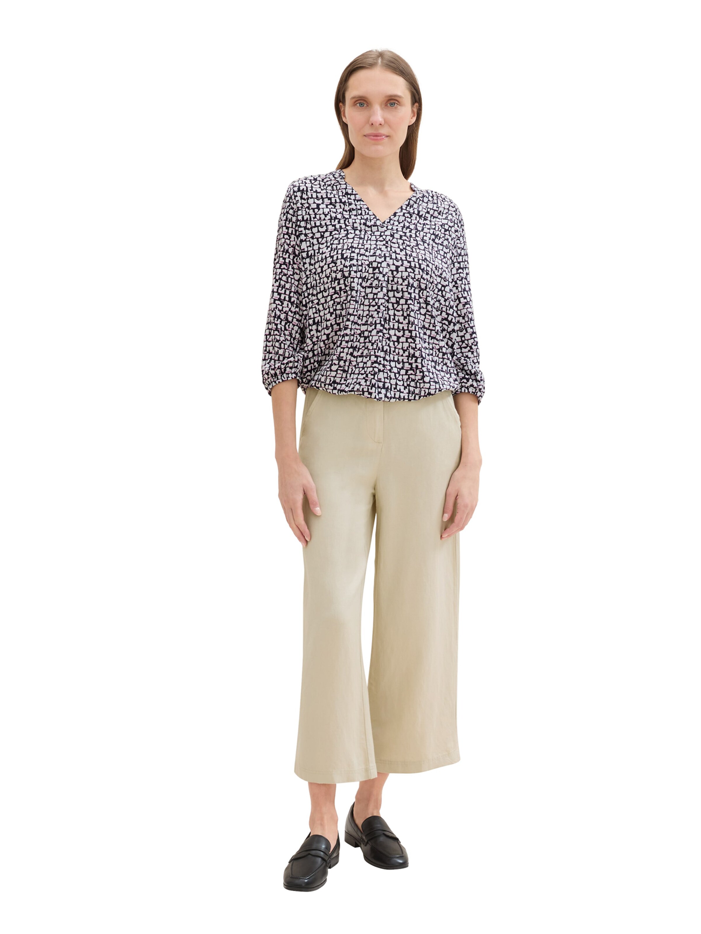 TOM TAILOR Bluse in Blau