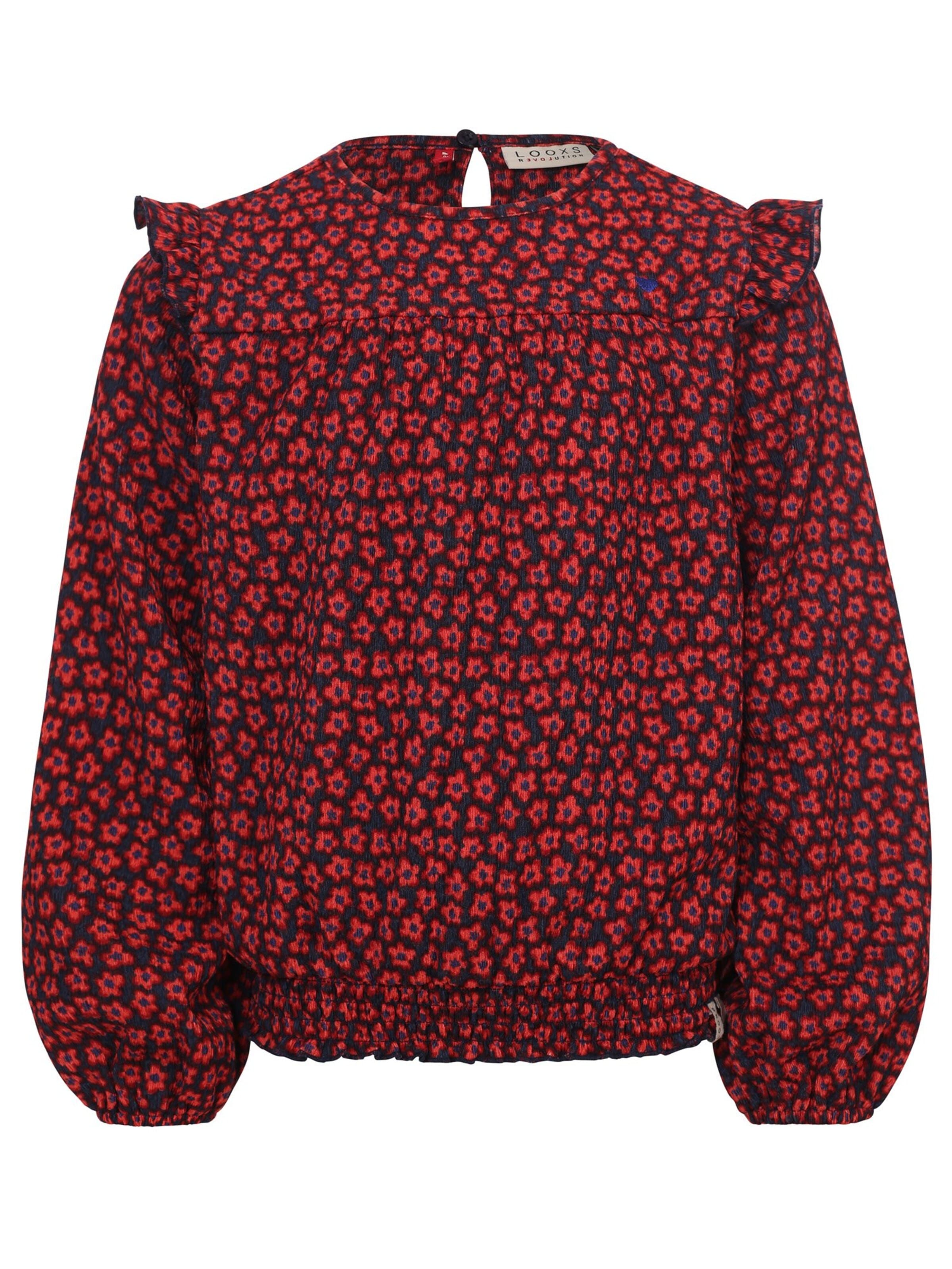 Looxs Revolution Blouse in Red: front