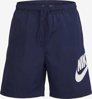 Nike Sportswear - Calças 'CLUB' em azul: frente