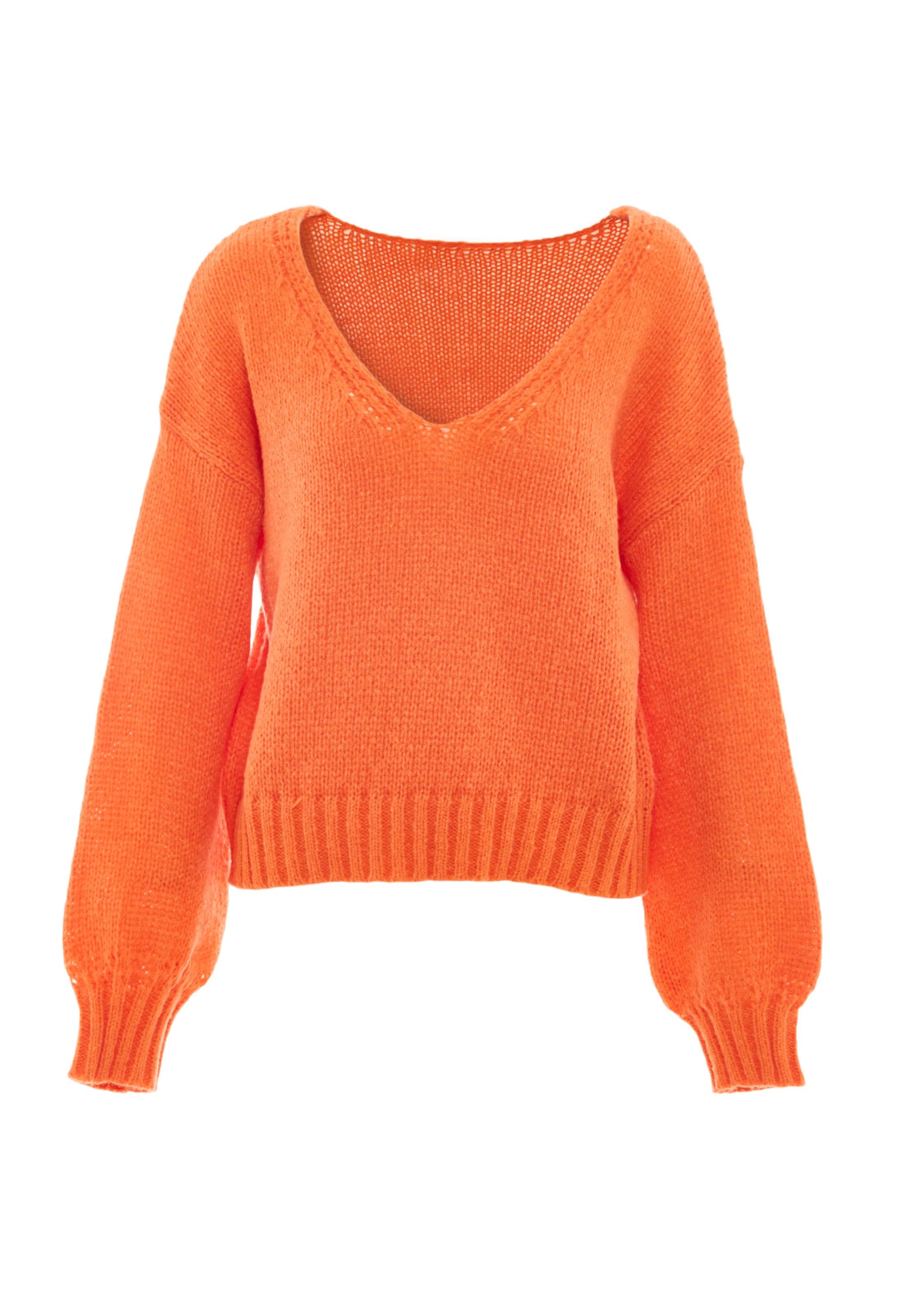 Sookie Sweater in Orange: front