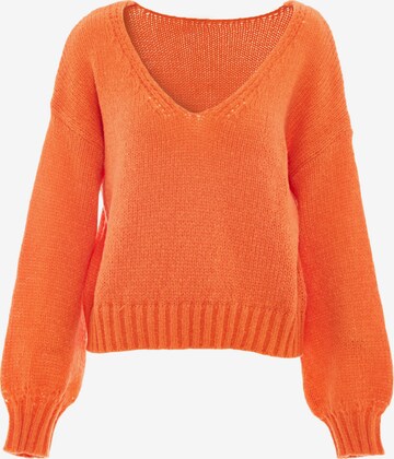 Sookie Sweater in Orange: front