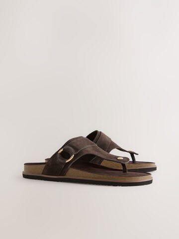 Tongs Next en marron