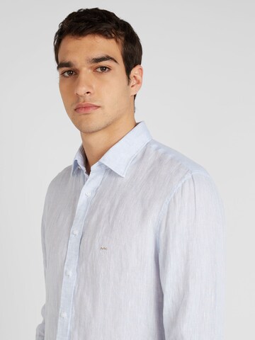 Michael Kors Slim fit Overhemd in Blauw
