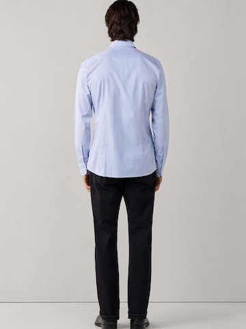 Hackett London Comfort fit Zakelijk overhemd in Blauw