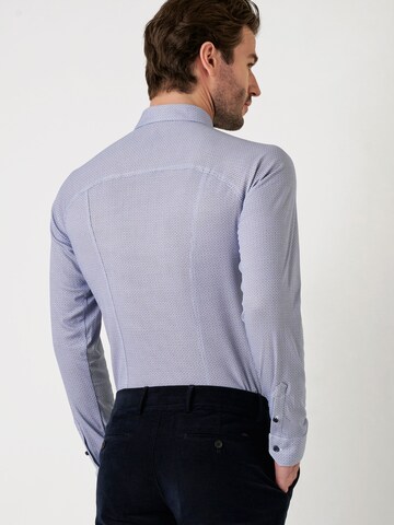 DESOTO Slim fit Button Up Shirt in Blue