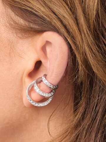 YParis - Pendientes 'Ear cuff Ridley Star G/S' en plata