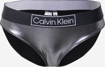 Calvin Klein Swimwear Bikinihose 'Core Festive' in Silber: predná strana