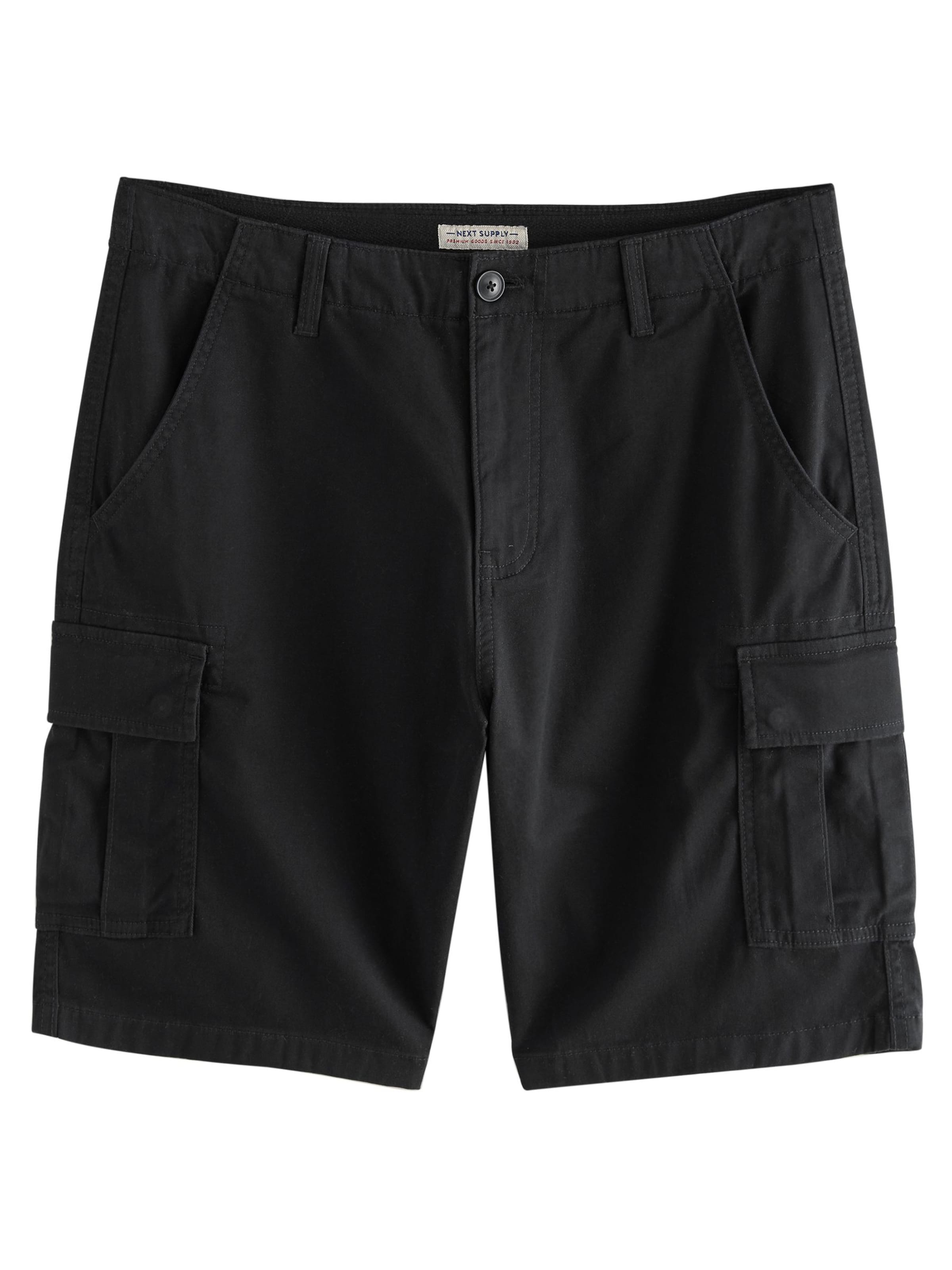 Regular Pantaloni cu buzunare de la Next pe negru: față