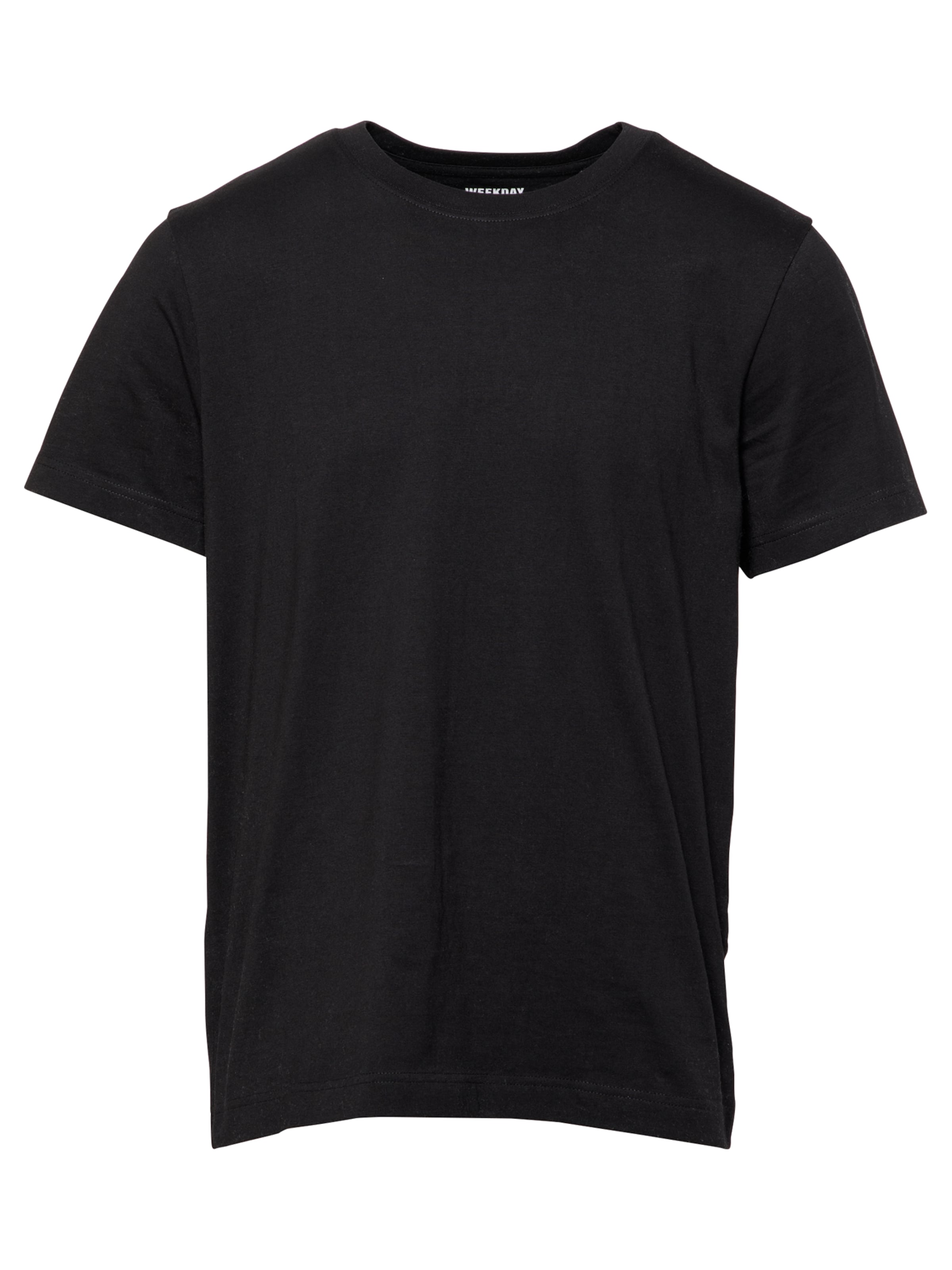WEEKDAY Shirt in Black: front
