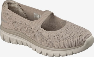 SKECHERS Ballerina 'Skechers Graceful-chic Motion' in Beige: front