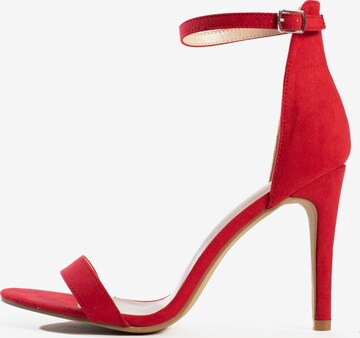 Celena Páskové sandály 'Cella' – červená: přední strana