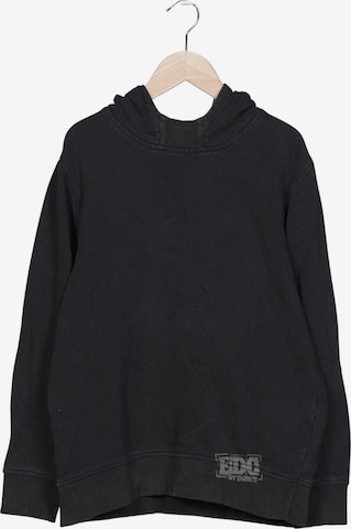 EDC BY ESPRIT Kapuzenpullover L in Schwarz: Vorderseite