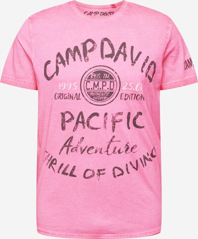 CAMP DAVID Shirt in Light pink / Black / White, Item view