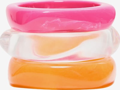 Bershka Rannekoru koossa One Size värissä oranssi / vaaleanpunainen / läpinäkyvä, Tuotenäkymä