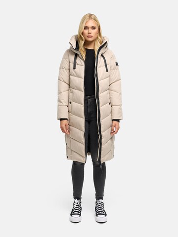 NAVAHOO Mantel 'N009' in Grau: Vorderseite