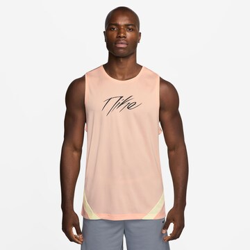 Jordan Sporttop 'Starting 5' in Orange: Vorderseite