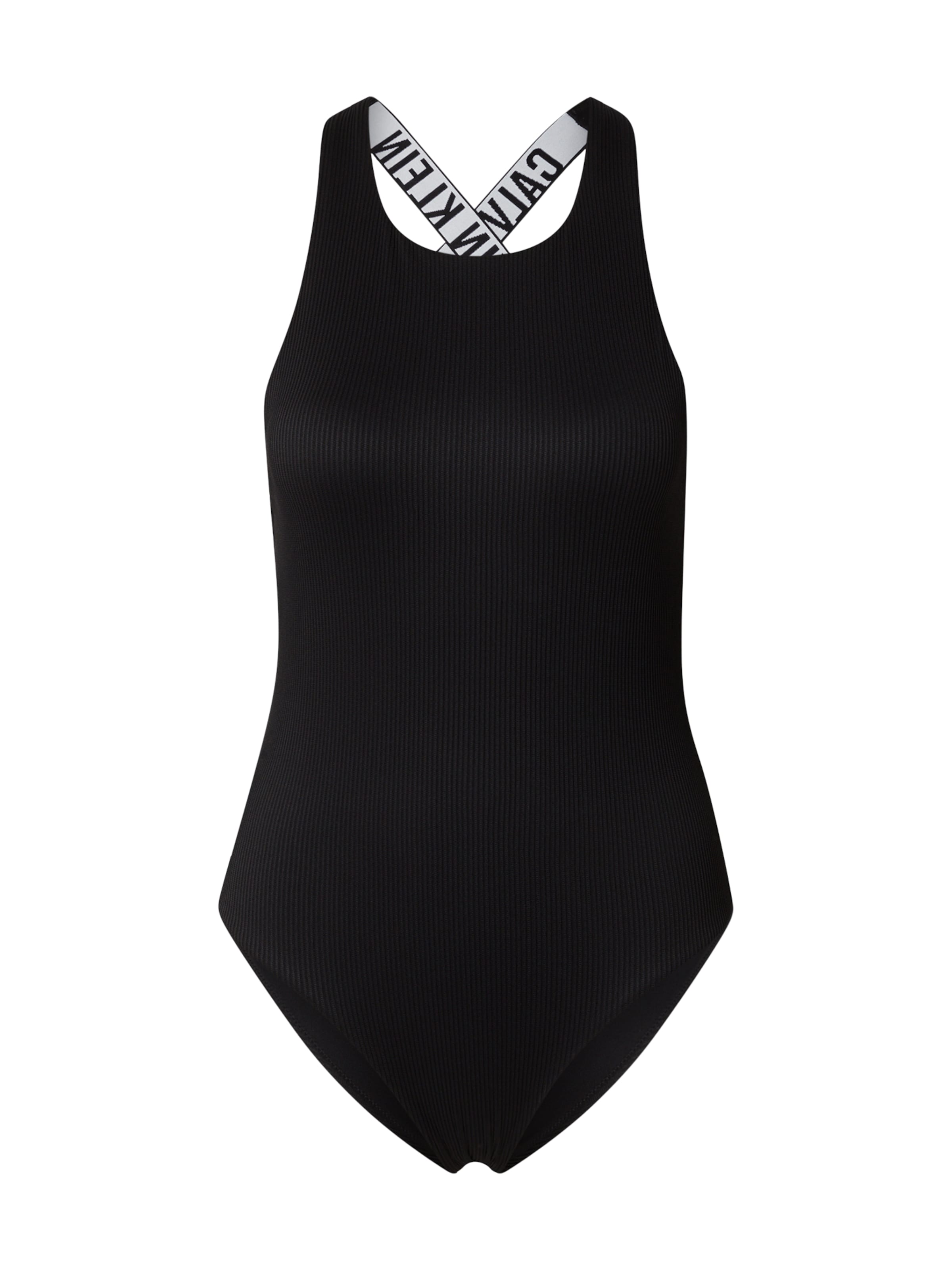 Calvin Klein Swimwear Badeanzug 'Intense Power' in Schwarz: Vorderseite