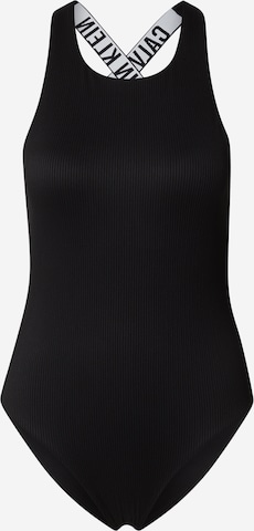 Calvin Klein Swimwear Badeanzug 'Intense Power' in Schwarz: Vorderseite