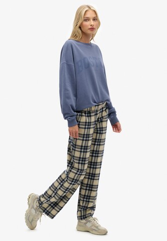 Wide Leg Pantalon Superdry en beige