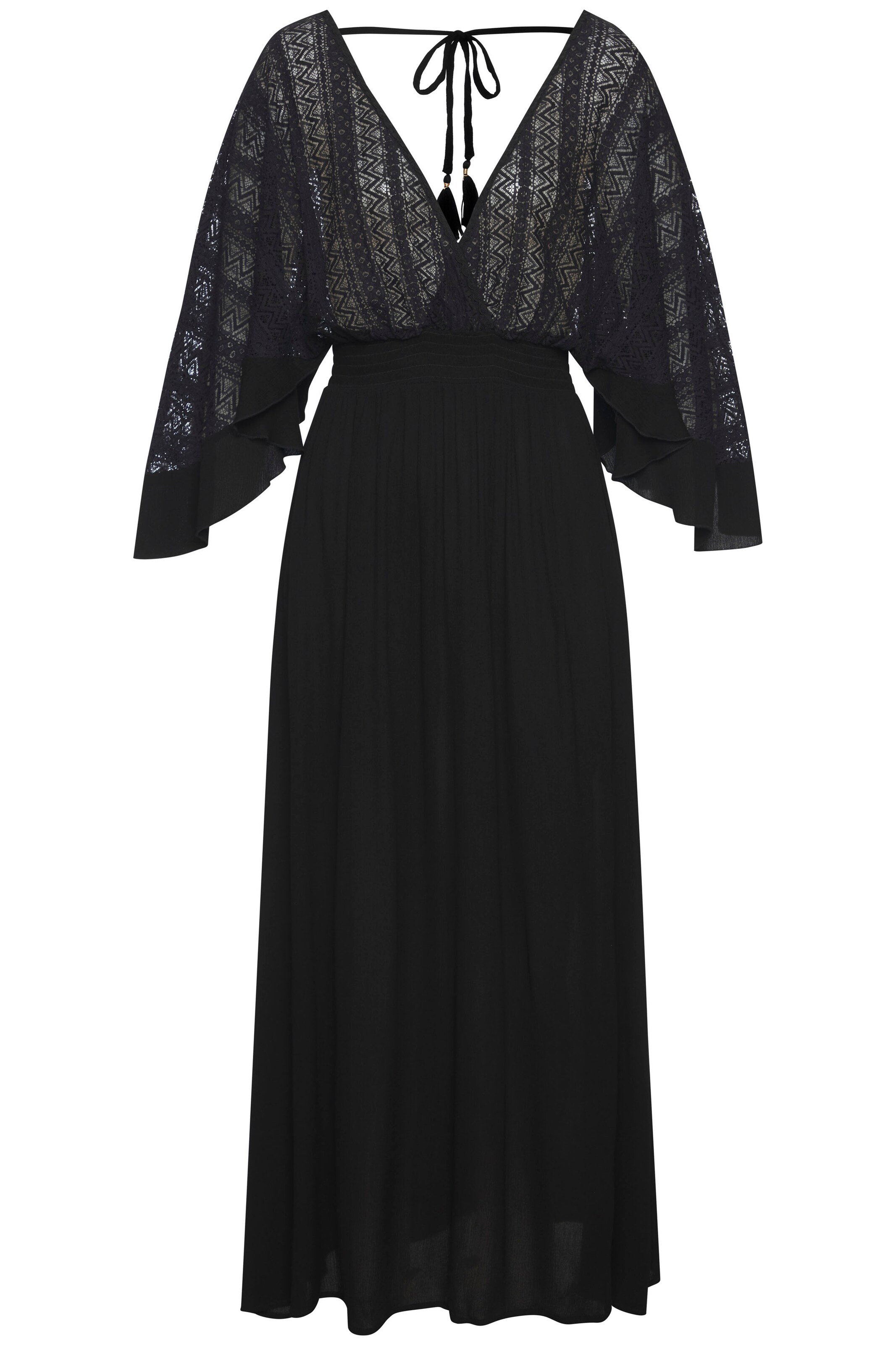 LASCANA Kleid in Schwarz: Vorderseite