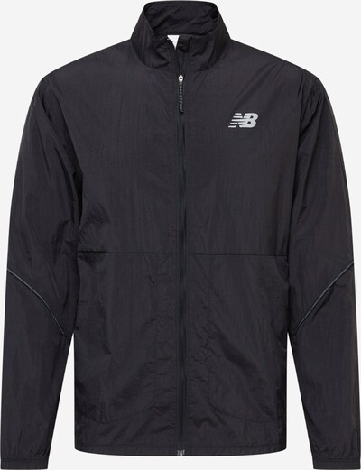 new balance Athletic Jacket in Black / White, Item view