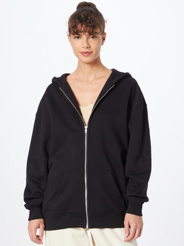 Urban Classics Sweat jacket in Black: front