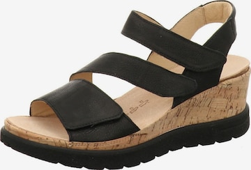 Sandales Hartjes en noir : devant