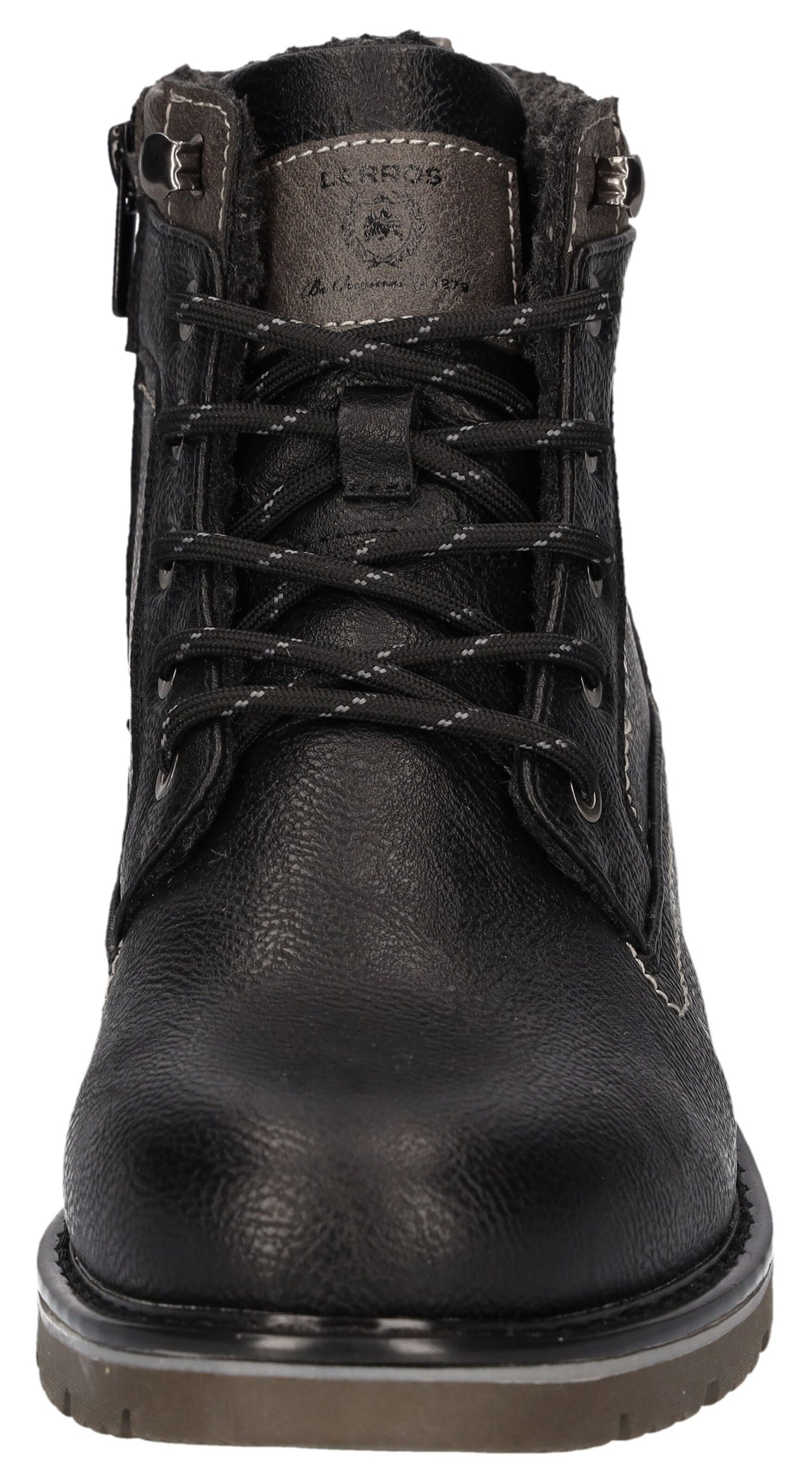 LERROS Lace-Up Boots in Black