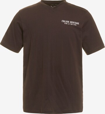 T-Shirt JP1880 en marron : devant