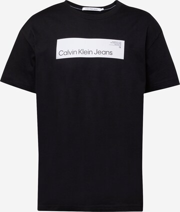 melns Calvin Klein Jeans T-Krekls: no priekšpuses