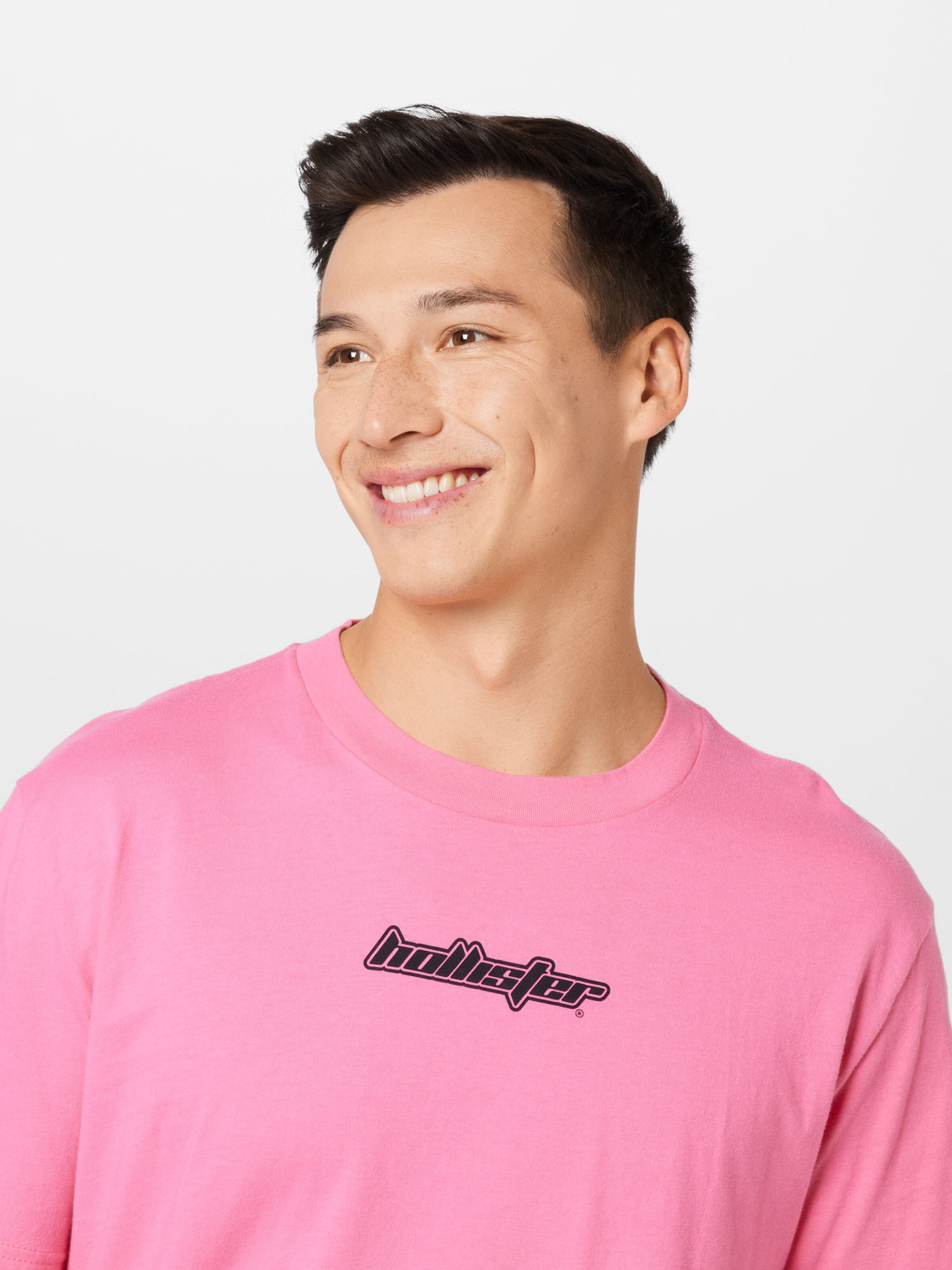 Männer Shirts HOLLISTER T-Shirt in Pink - QE16410 Männer Shirts HOLLISTER T-Shirt in Pink - QE16410