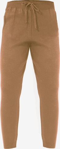 Jimmy Sanders Regular Broek in Bruin: voorkant