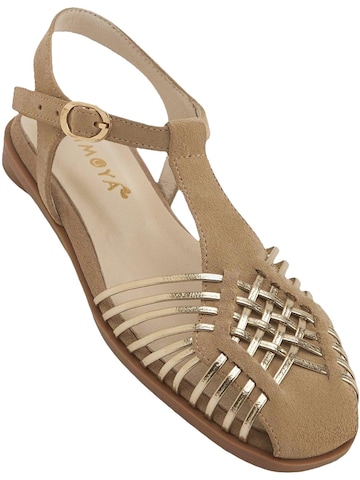 Limoya Strap Sandals 'Kelly' in Beige: front