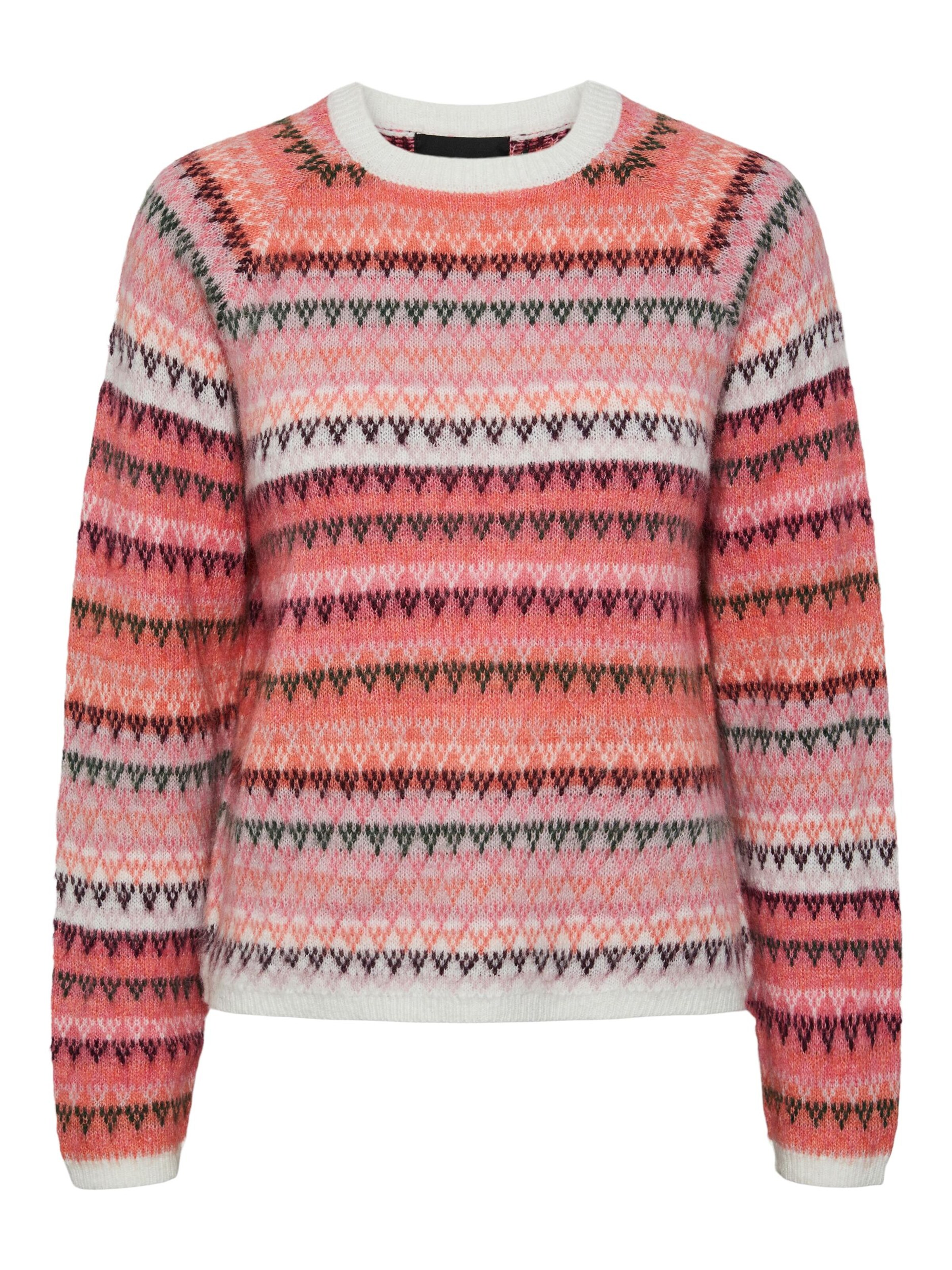 PIECES - Pullover 'FIPPA' em rosa: frente
