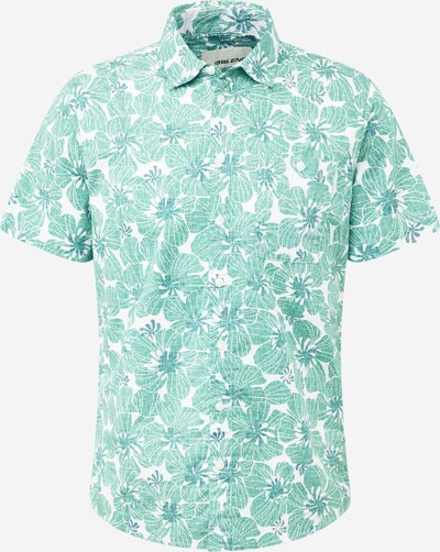 BLEND Overhemd in de kleur Petrol / Smaragd / Wit, Productweergave