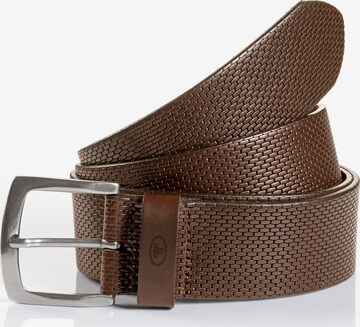 Ceinture ' All Styles ' TOM TAILOR en marron : devant