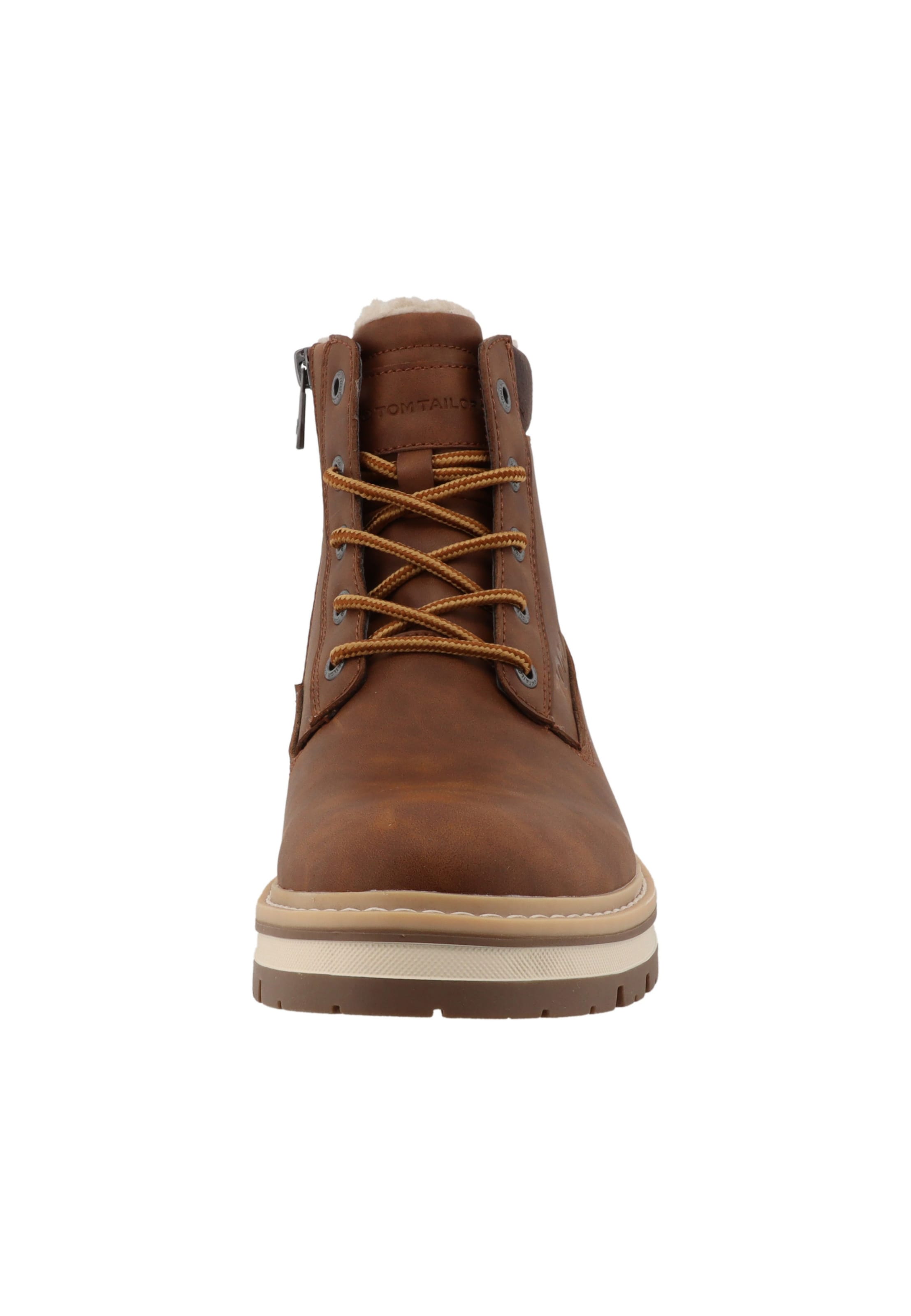 TOM TAILOR Veterboots in Bruin