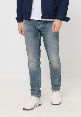 Street One MEN Slim fit Jeans in Blue: front